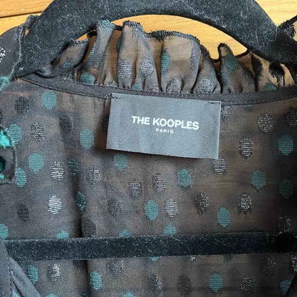 The Kooples Paris - tired black sheer shift dress! Comes with OG slip - Picture 2 of 4